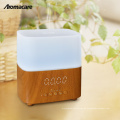 Alibaba China Compras en línea Olor Difusor Máquina Aromaterapia Madera Bluetooth Temporizador Reloj Humidificador de Aire Muestra Gratuita